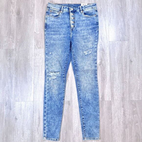 Button Fly Skinny Jeans 8/29 - Picture 1 of 3